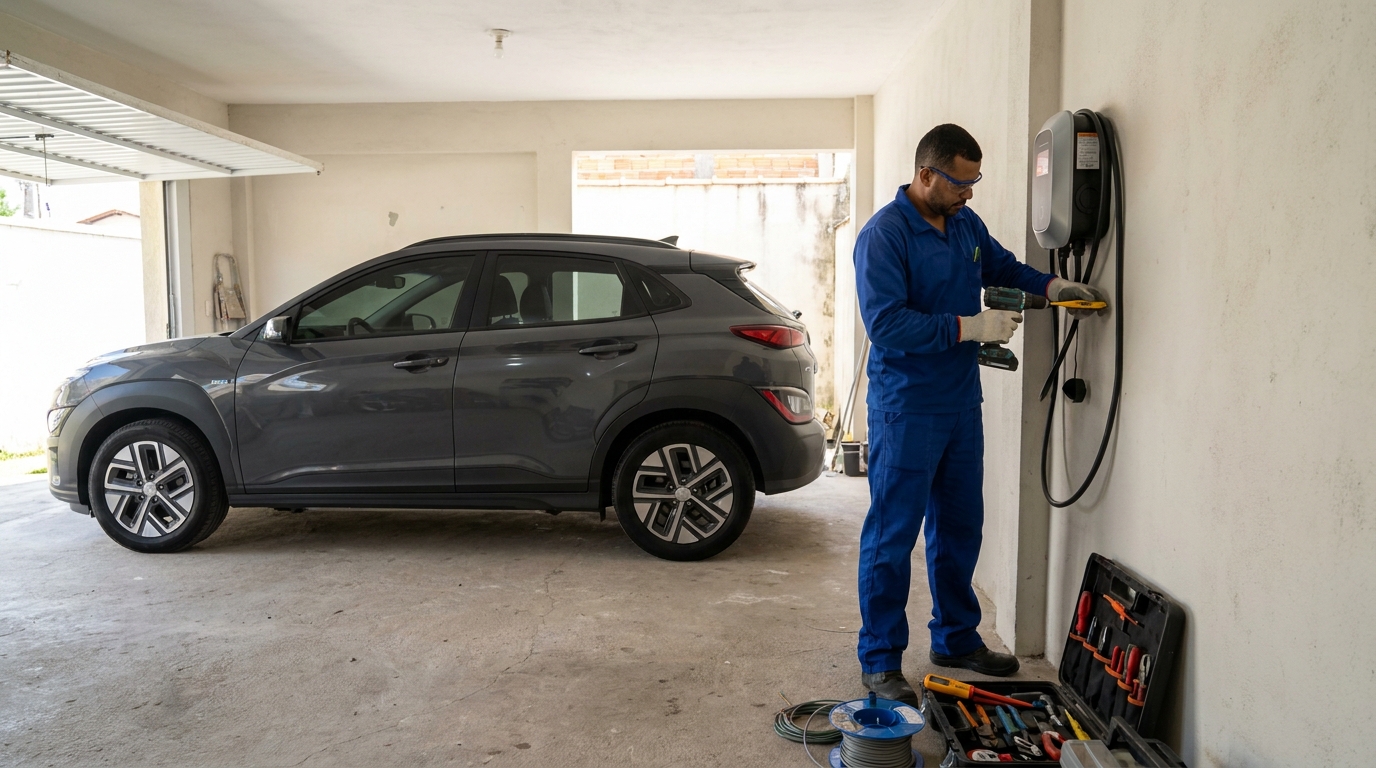Instalação de Carregador de Carro Elétrico perto de mim em Passo Fundo‑RS