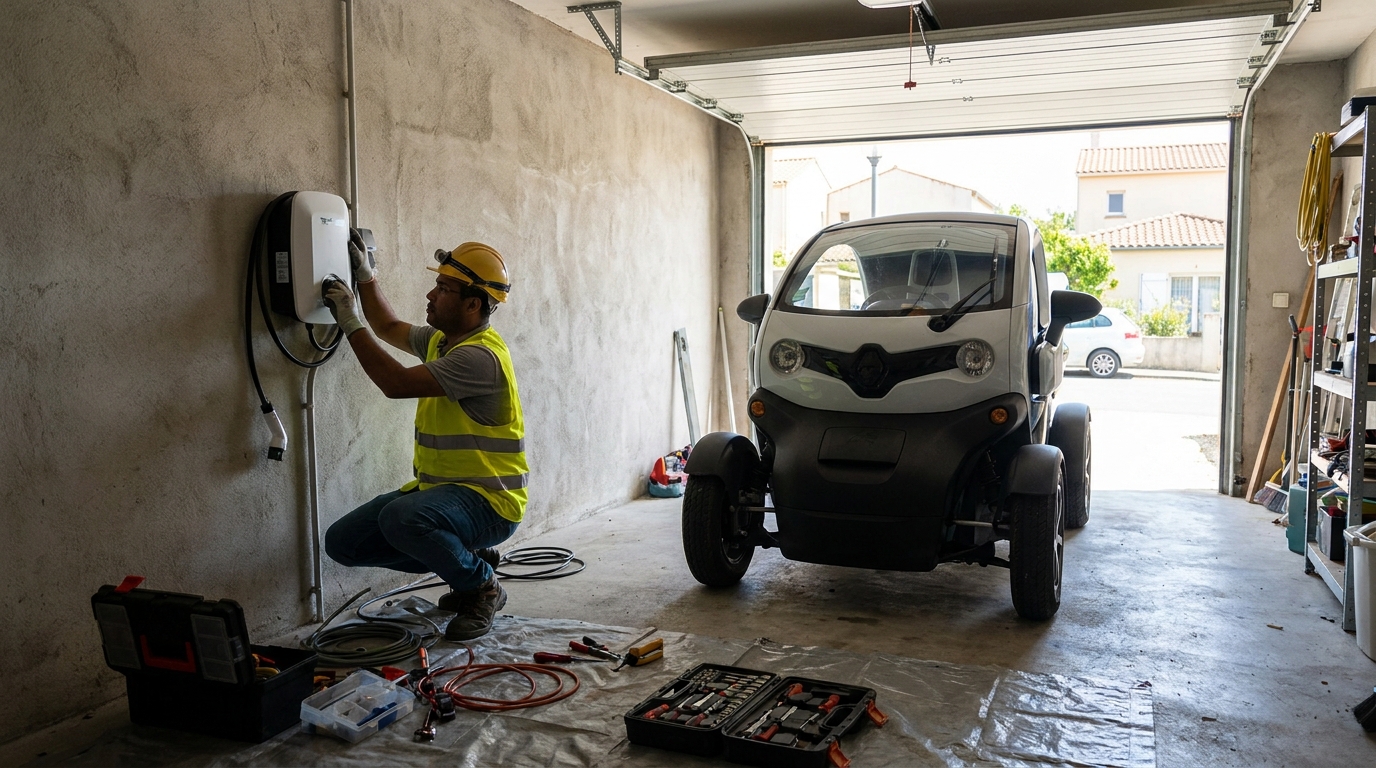 Instalacao de carregador de carro eletrico profissional em Passo Fundo‑RS