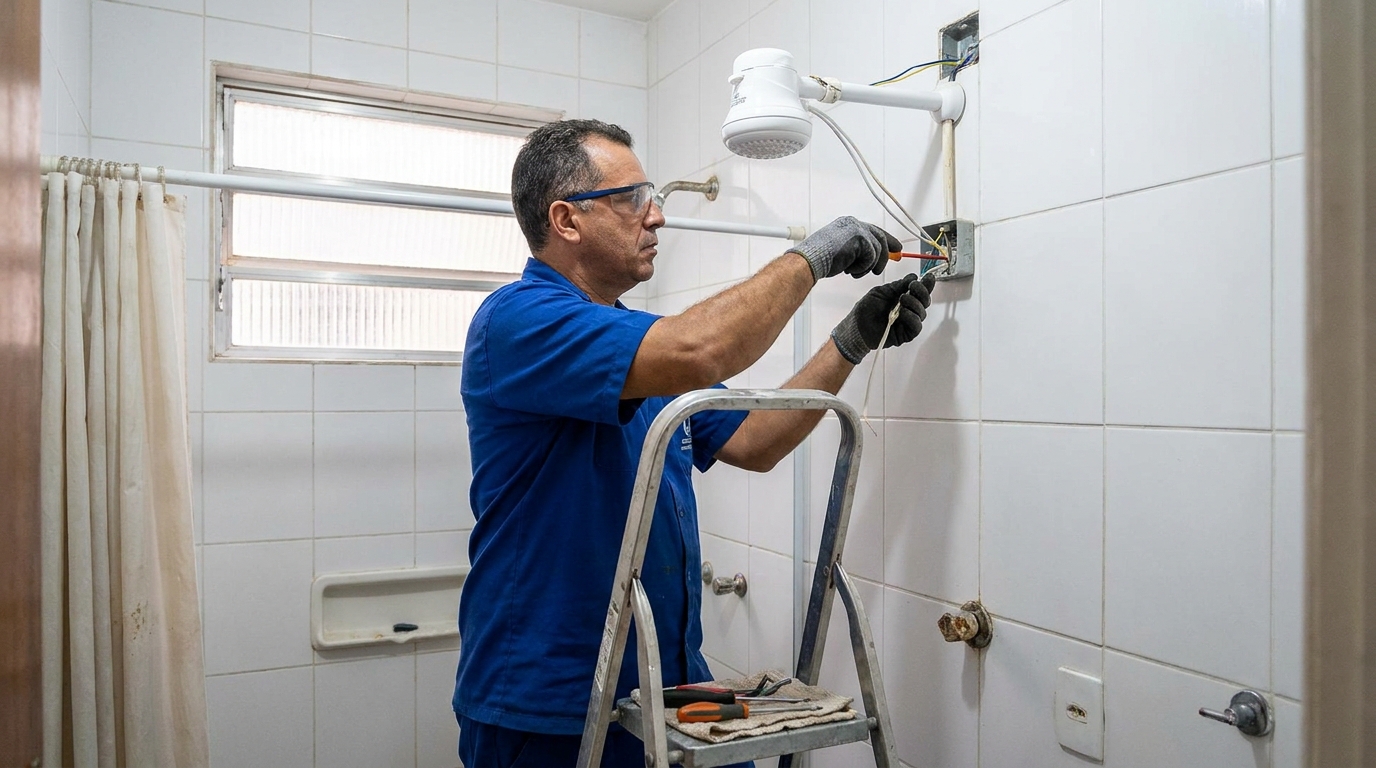 Instalação de Chuveiro Elétrico perto de mim em Passo Fundo‑RS