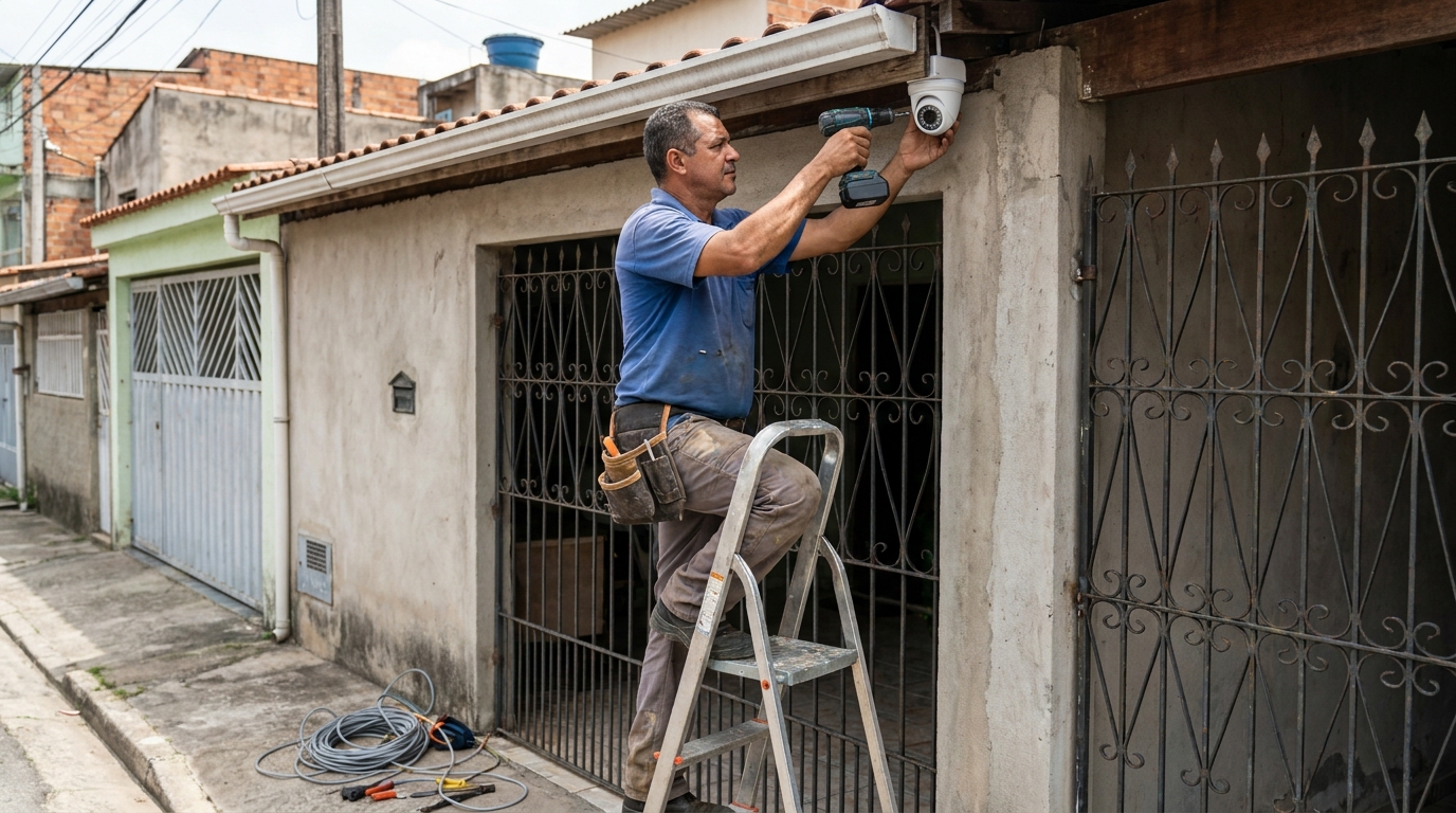 Instalacao de sistema de monitoramento em Passo Fundo‑RS